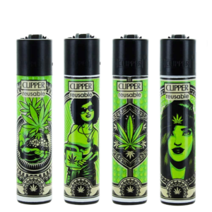 Briquet Clipper "Green"