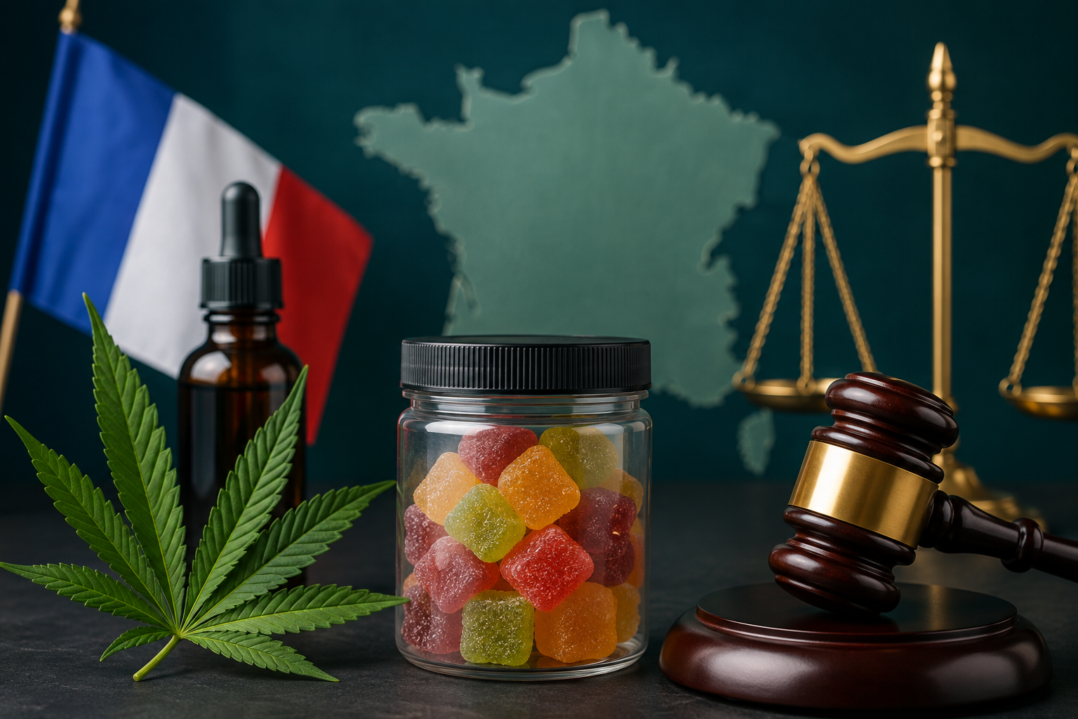 Gummies CBD, réglementation française et cadre légal en 2026