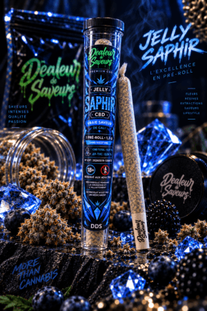Pré-roll Jelly Saphir CBD 1,5 g